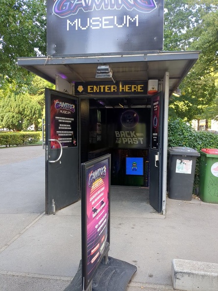 Entrance to gaming museum.