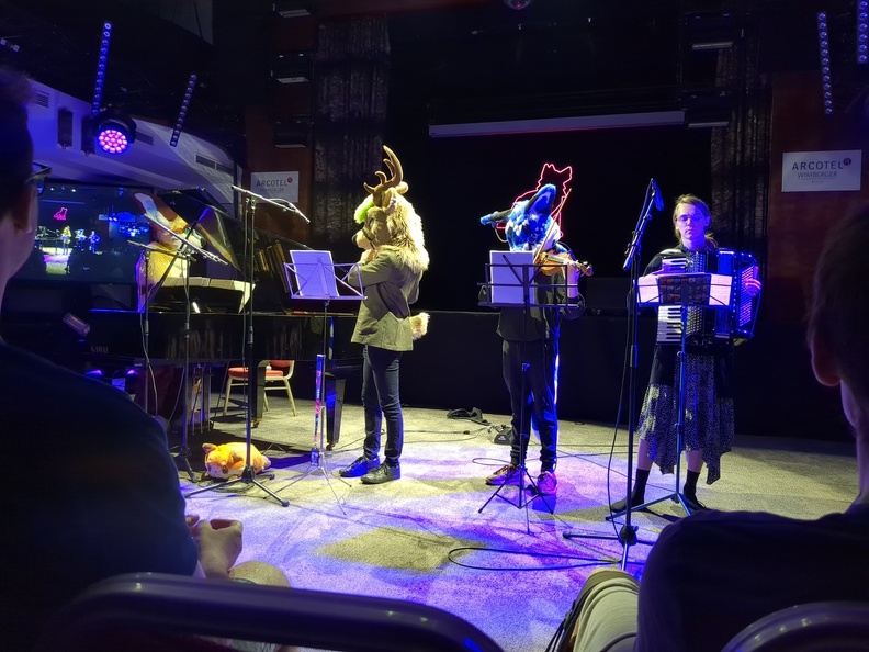 Stage of the concert, with CoVahr, Seishin, LightOfSolaris, NoteFox.